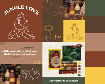 Hot Sauce Company Brand Board